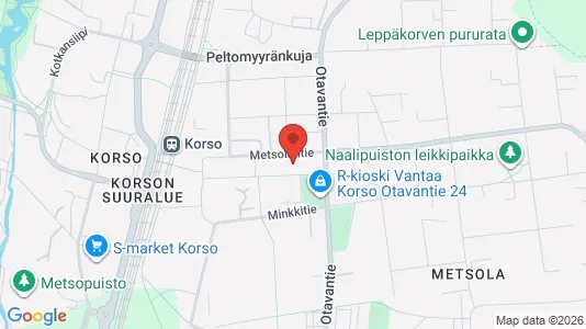 Apartments for rent i Vantaa - kort over placeringen