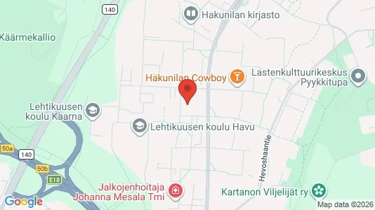Apartments for rent i Vantaa - kort over placeringen