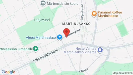 Apartments for rent i Vantaa - kort over placeringen