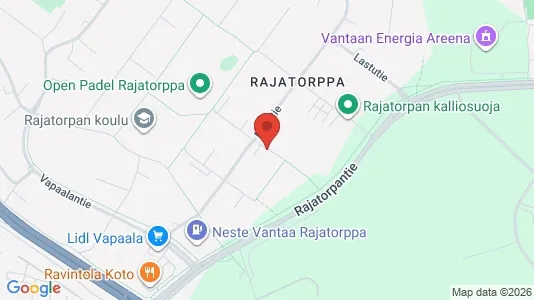 Apartments for rent i Vantaa - kort over placeringen