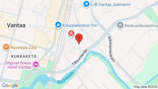 Apartments for rent i Vantaa - kort over placeringen