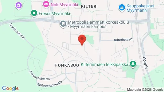 Apartments for rent i Vantaa - kort over placeringen