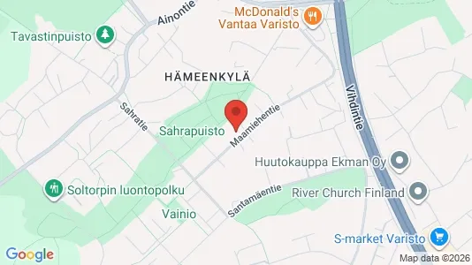 Apartments for rent i Vantaa - kort over placeringen