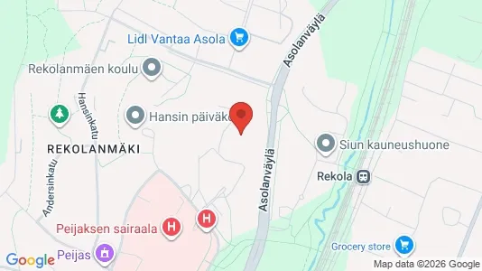 Apartments for rent i Vantaa - kort over placeringen