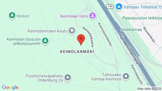 Apartments for rent i Vantaa - kort over placeringen