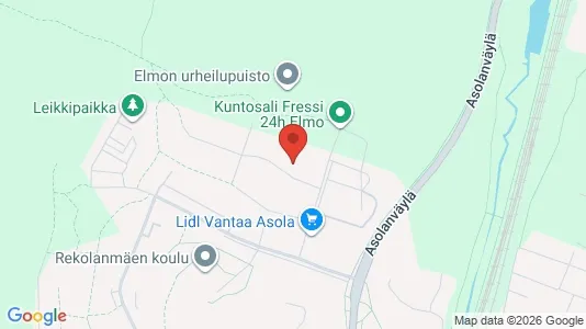 Apartments for rent i Vantaa - kort over placeringen