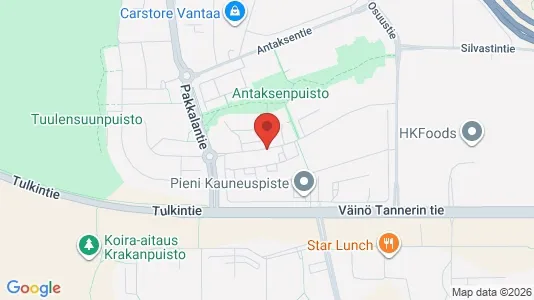 Apartments for rent i Vantaa - kort over placeringen