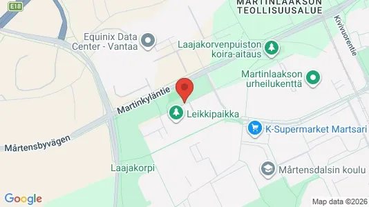 Apartments for rent i Vantaa - kort over placeringen