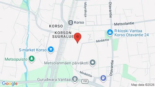 Apartments for rent i Vantaa - kort over placeringen