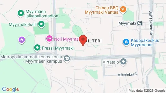 Apartments for rent i Vantaa - kort over placeringen