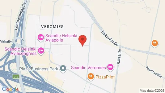 Apartments for rent i Vantaa - kort over placeringen
