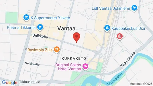 Apartments for rent i Vantaa - kort over placeringen