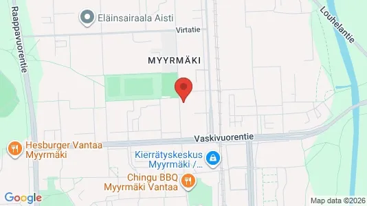 Apartments for rent i Vantaa - kort over placeringen