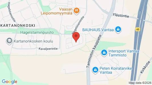 Apartments for rent i Vantaa - kort over placeringen