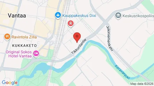 Apartments for rent i Vantaa - kort over placeringen