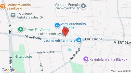 Apartments for rent i Vantaa - kort over placeringen
