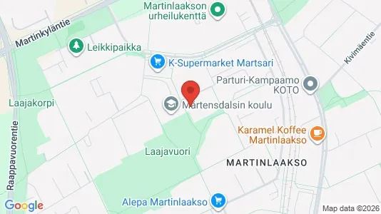 Apartments for rent i Vantaa - kort over placeringen