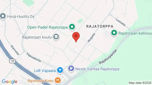 Apartments for rent i Vantaa - kort over placeringen