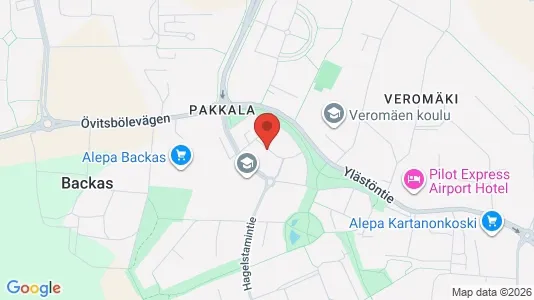 Apartments for rent i Vantaa - kort over placeringen