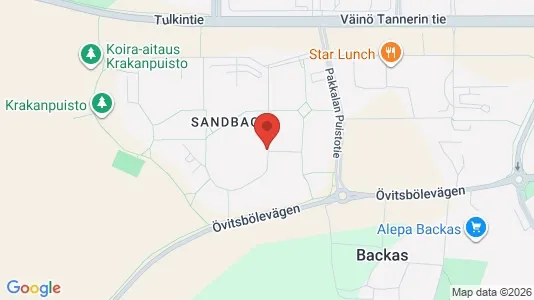 Apartments for rent i Vantaa - kort over placeringen