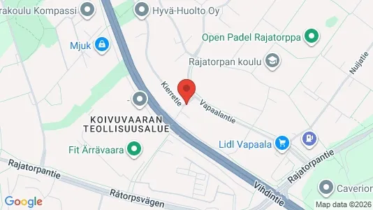 Apartments for rent i Vantaa - kort over placeringen