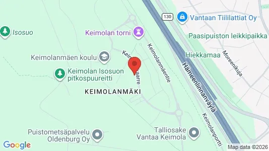 Apartments for rent i Vantaa - kort over placeringen