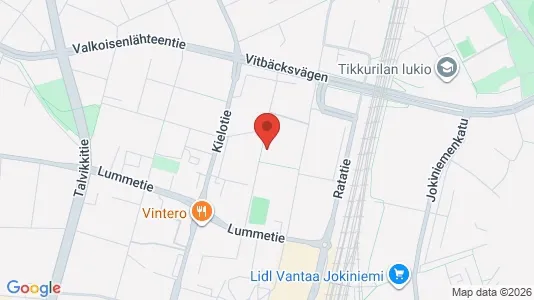 Apartments for rent i Vantaa - kort over placeringen