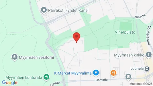 Apartments for rent i Vantaa - kort over placeringen