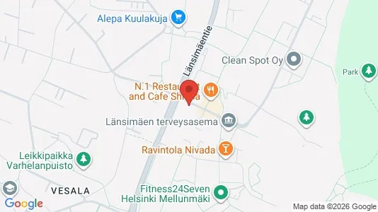 Apartments for rent i Vantaa - kort over placeringen