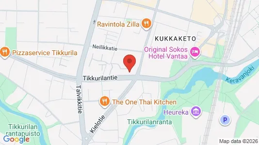 Apartments for rent i Vantaa - kort over placeringen