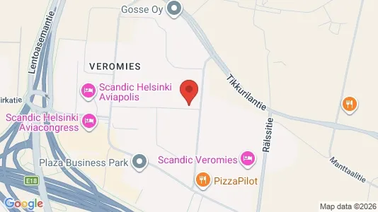Apartments for rent i Vantaa - kort over placeringen