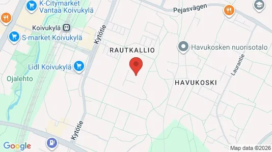 Apartments for rent i Vantaa - kort over placeringen