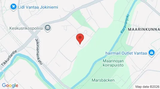 Apartments for rent i Vantaa - kort over placeringen