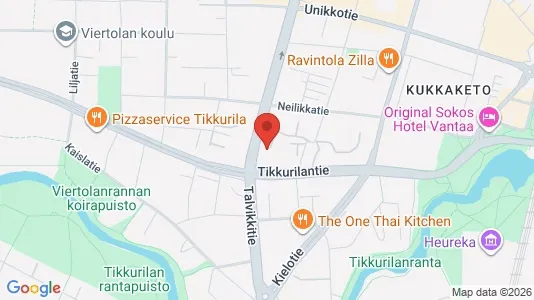 Apartments for rent i Vantaa - kort over placeringen