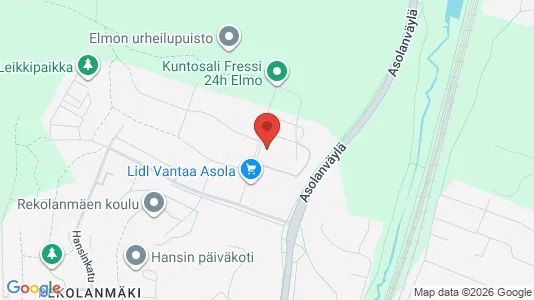 Apartments for rent i Vantaa - kort over placeringen