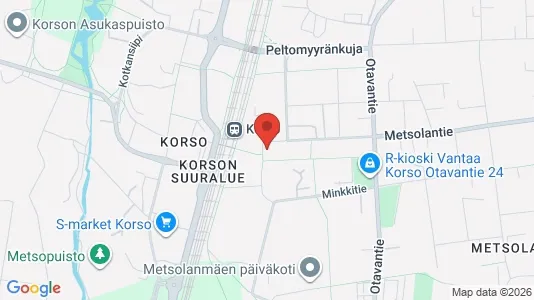 Apartments for rent i Vantaa - kort over placeringen