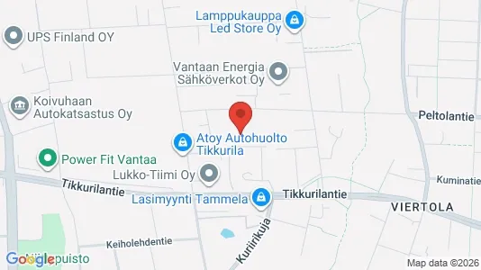 Apartments for rent i Vantaa - kort over placeringen
