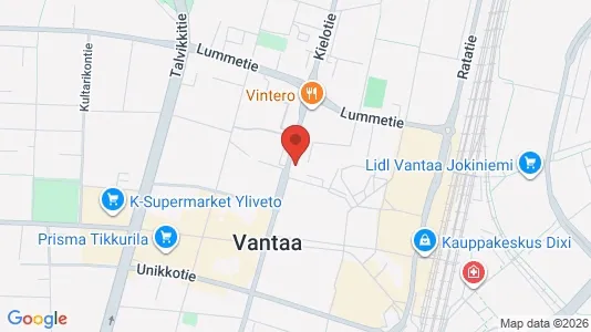 Apartments for rent i Vantaa - kort over placeringen
