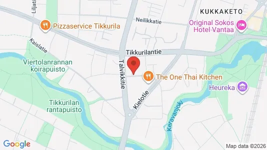 Apartments for rent i Vantaa - kort over placeringen