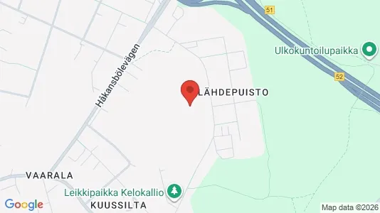 Apartments for rent i Vantaa - kort over placeringen