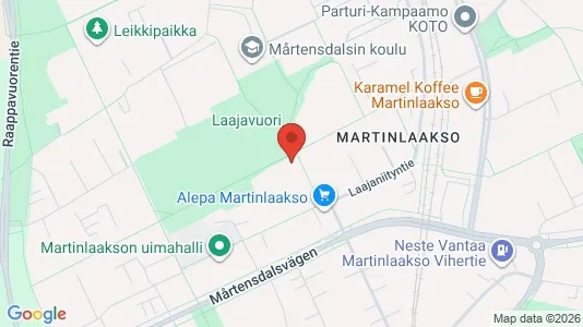 Apartments for rent i Vantaa - kort over placeringen