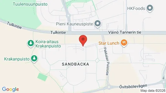 Apartments for rent i Vantaa - kort over placeringen