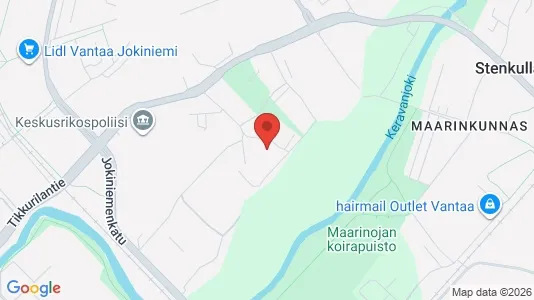 Apartments for rent i Vantaa - kort over placeringen