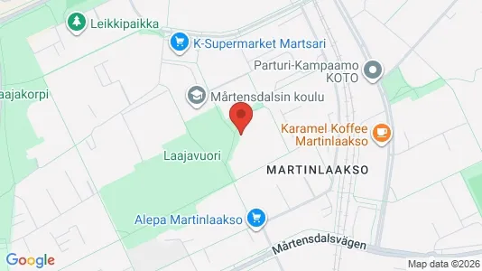 Apartments for rent i Vantaa - kort over placeringen