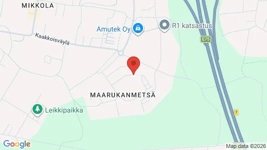 Apartments for rent i Vantaa - kort over placeringen