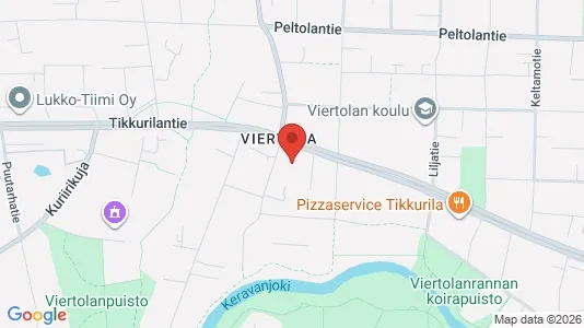 Apartments for rent i Vantaa - kort over placeringen