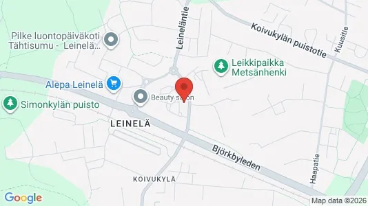 Apartments for rent i Vantaa - kort over placeringen