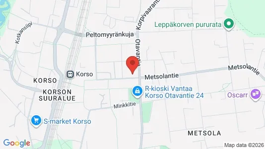 Apartments for rent i Vantaa - kort over placeringen