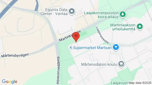 Apartments for rent i Vantaa - kort over placeringen