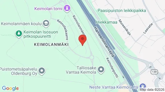 Apartments for rent i Vantaa - kort over placeringen